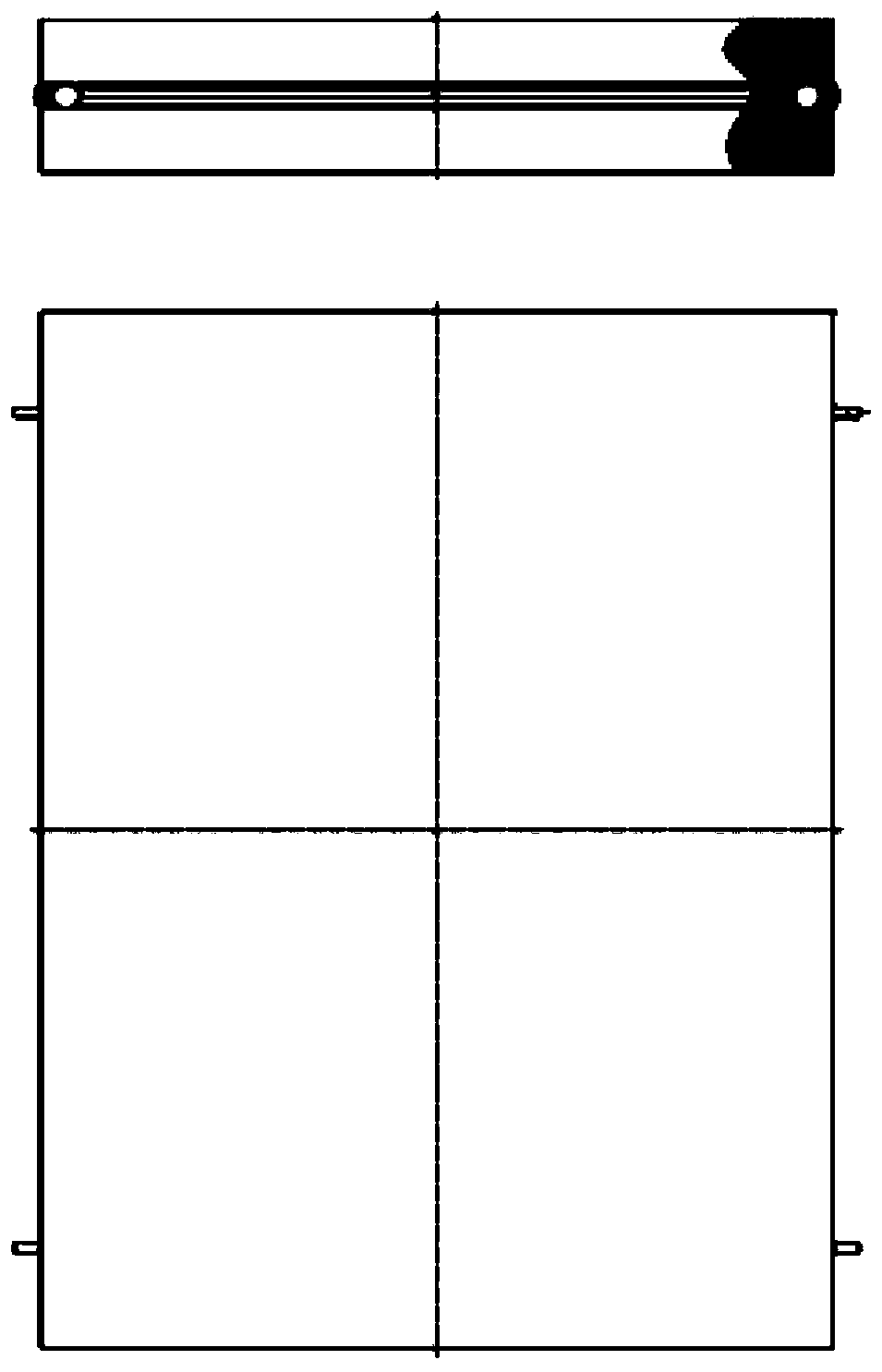 Non-vacuum-state rolled titanium steel composite plate and preparation method thereof