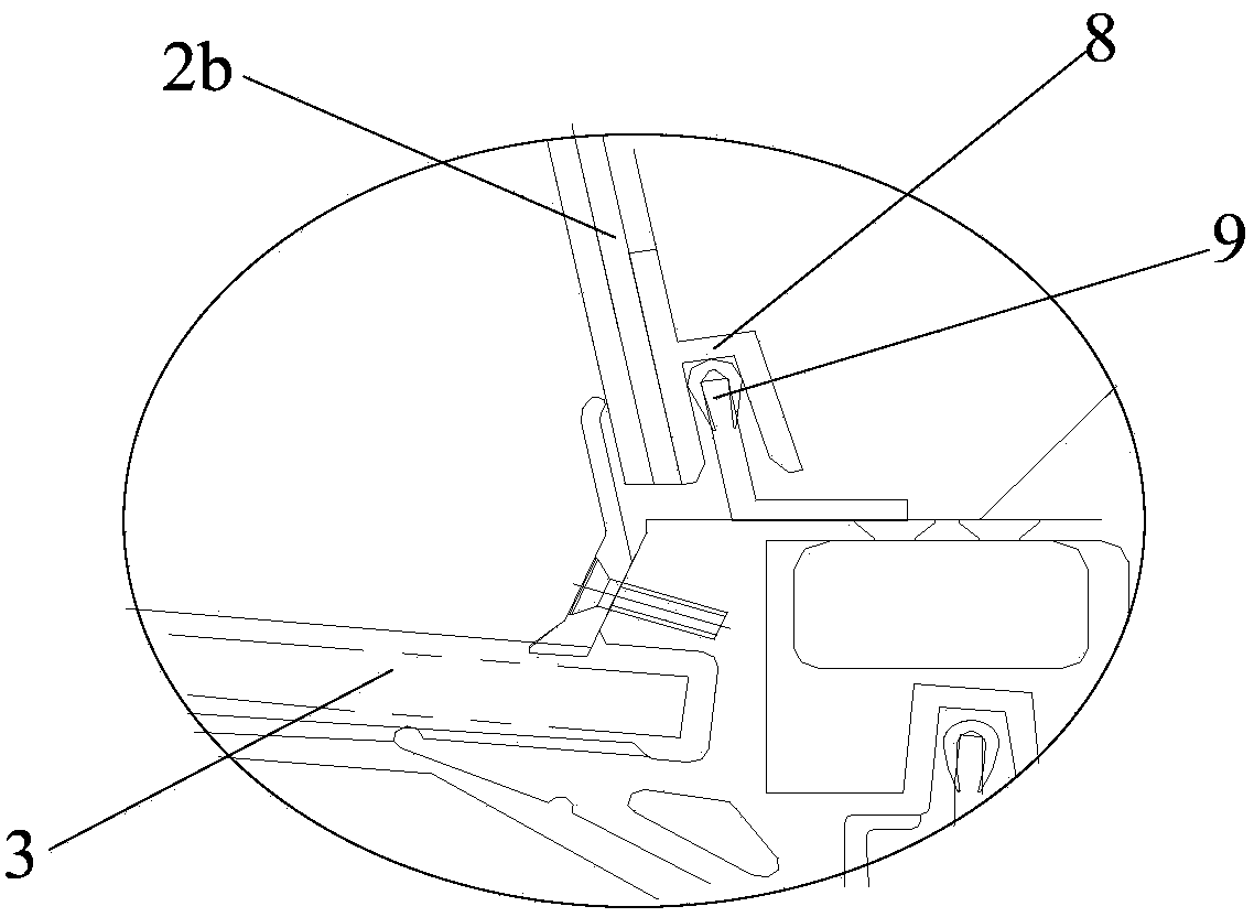 Compartment and roof structure thereof