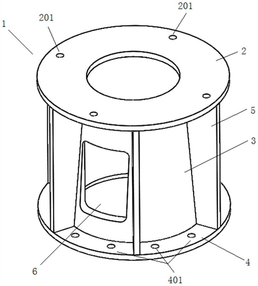 Special bracket for overhauling station water pump motor of nuclear power station