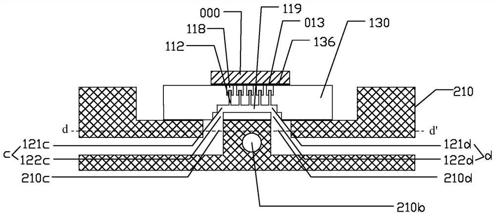 Integrated heat dissipation packaging structure based on array micro-spraying structure and manufacturing method thereof