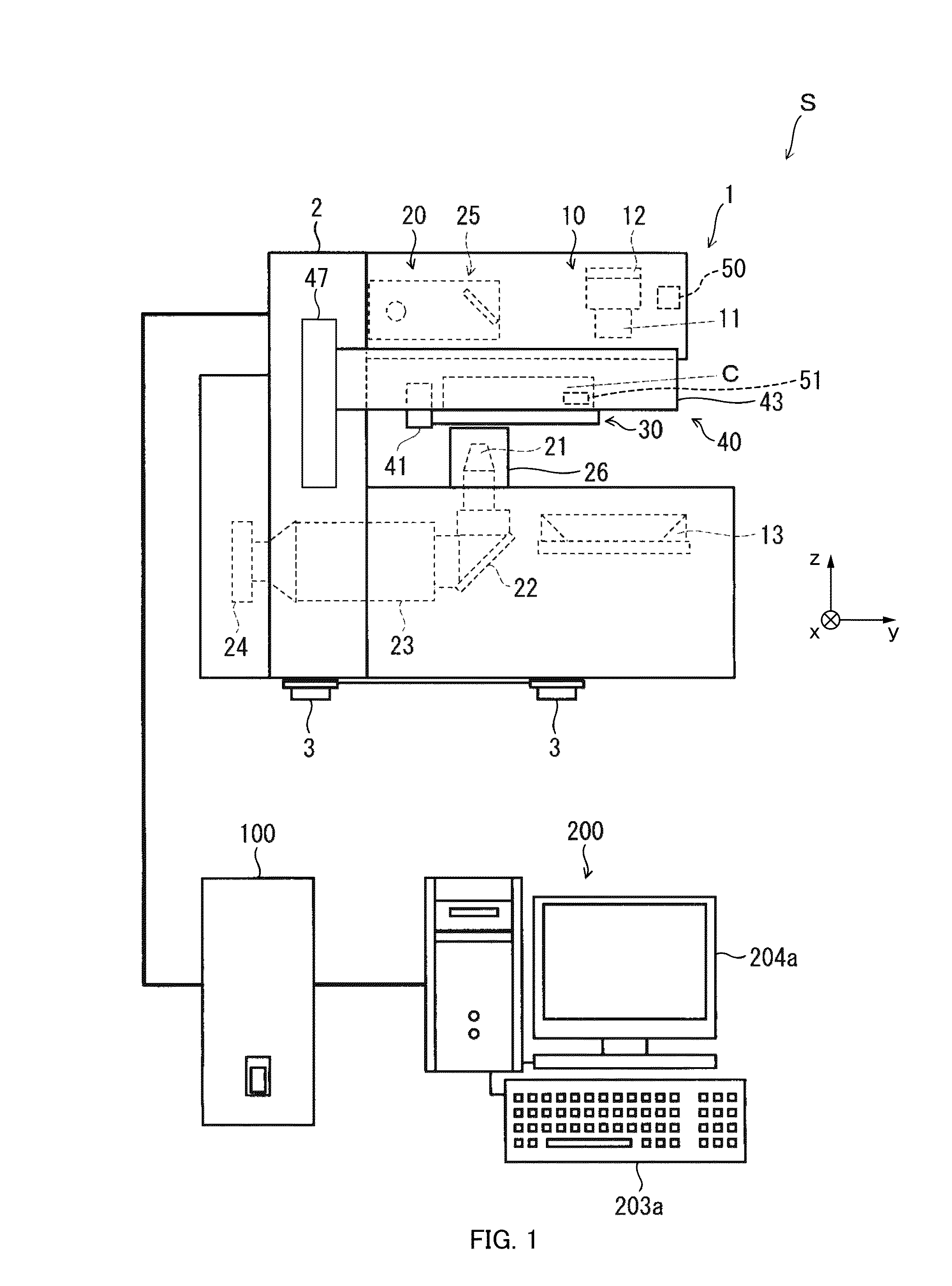 Observation system and method of controlling observation system