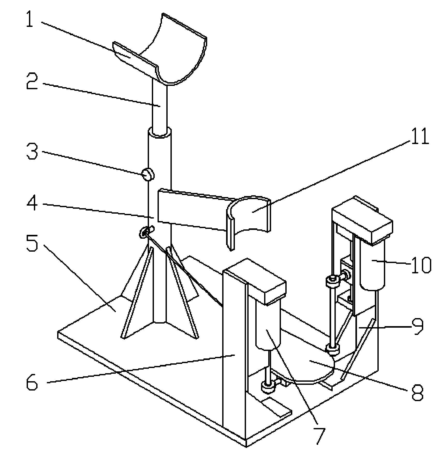 Parallel type ankle rehabilitation training apparatus