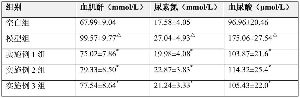 Traditional Chinese medicine composition for treating gouty nephropathy