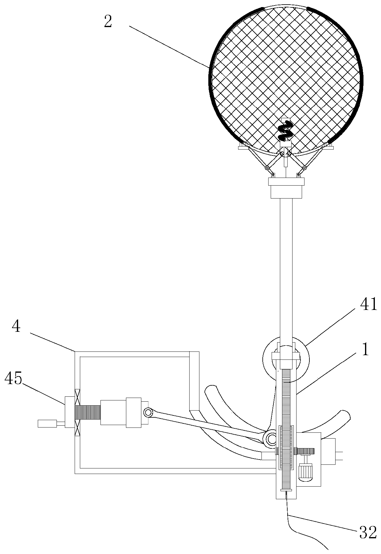 Rubbish finishing device for river regulation