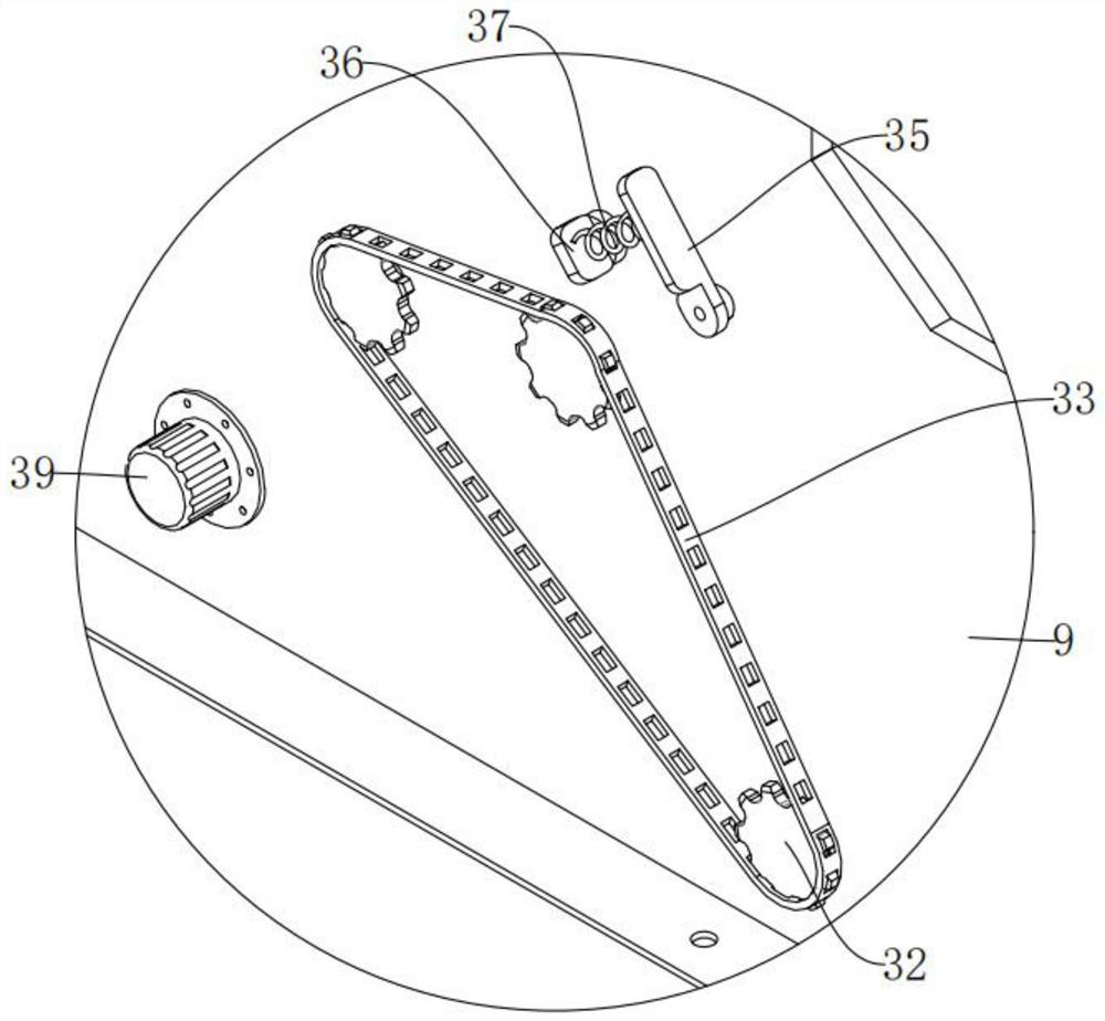 Numerically-controlled machine tool waste separating device and working method thereof