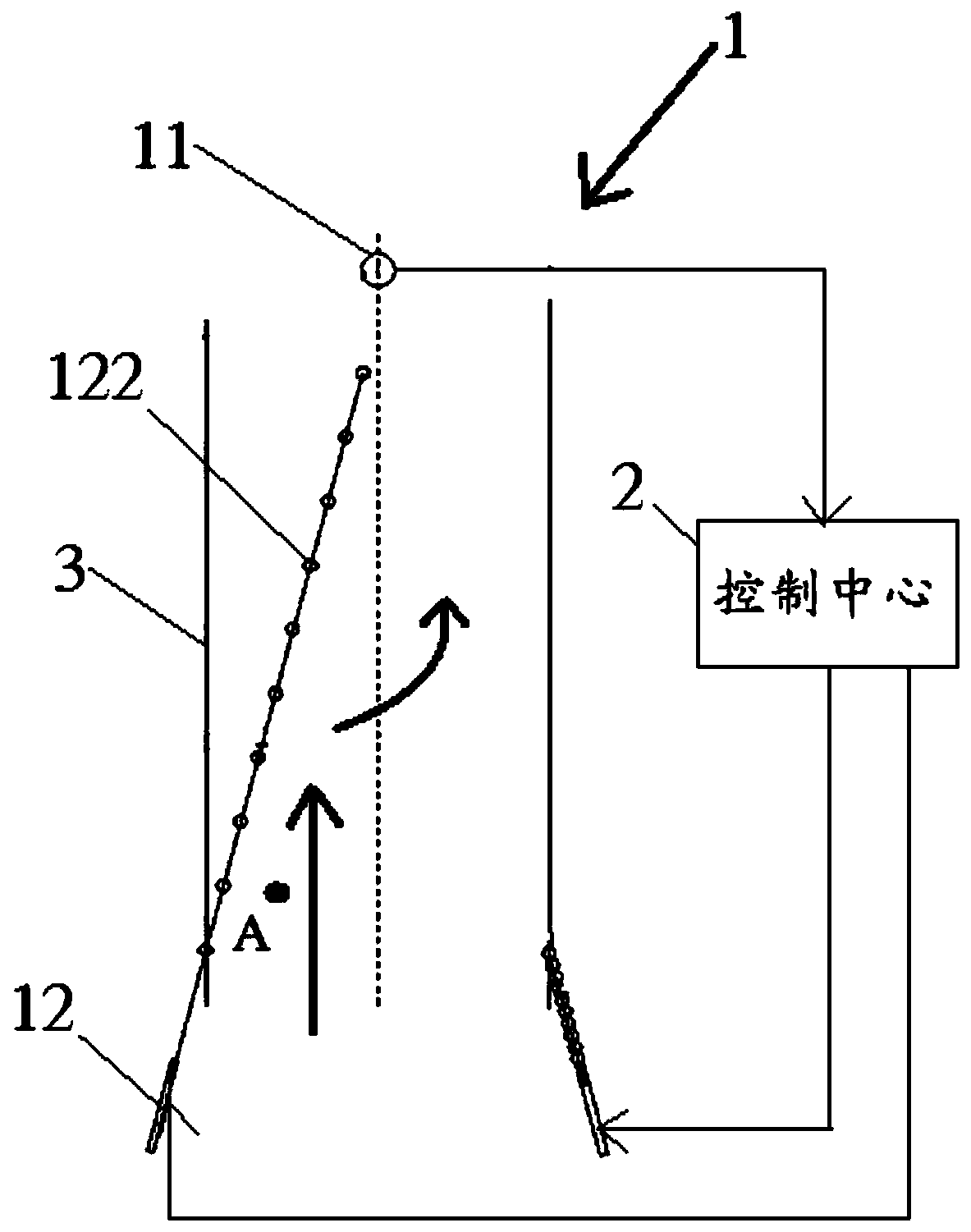 Automatic retracting and releasing device and method for traffic cone isolation belt