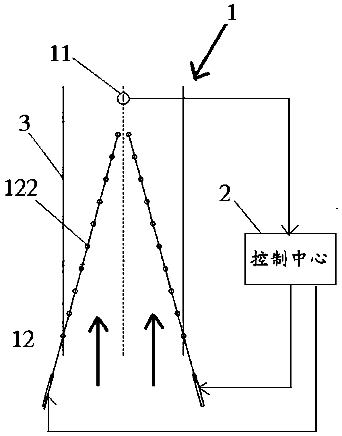 Automatic retracting and releasing device and method for traffic cone isolation belt