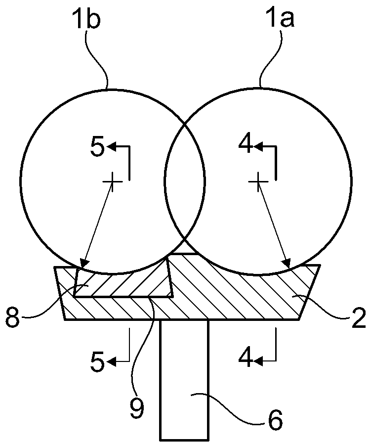 Knee endoprosthesis for replacing at least parts of the knee joint