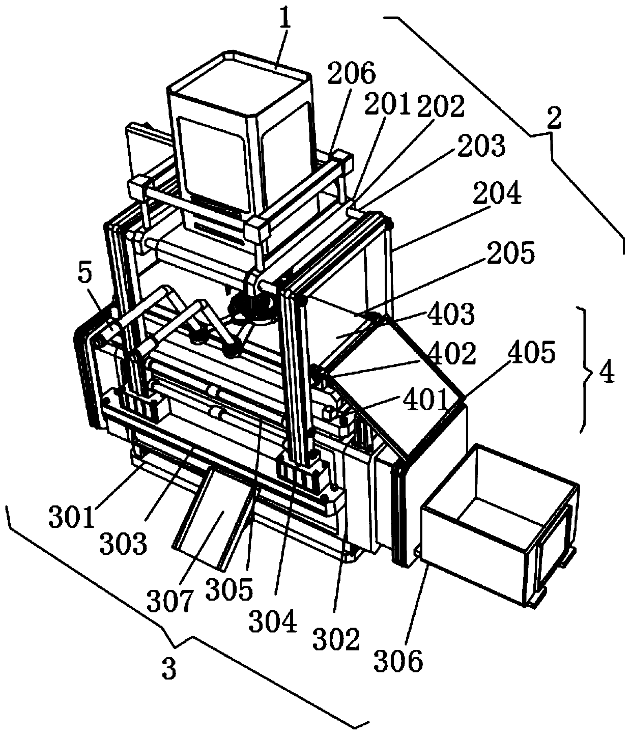 Ultrasonic cut-off mechanism of ear ribbons and nose bridge bars of full-server masks