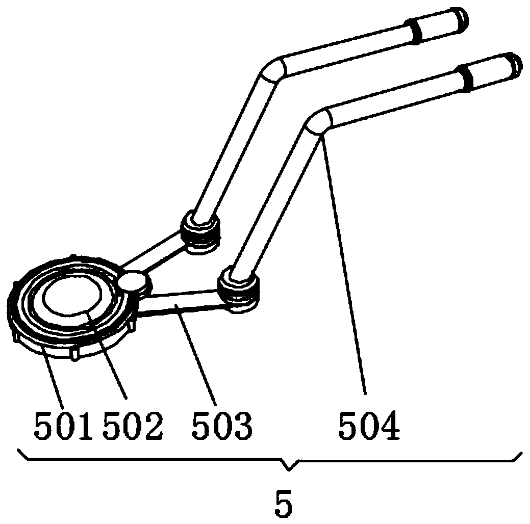 Ultrasonic cut-off mechanism of ear ribbons and nose bridge bars of full-server masks