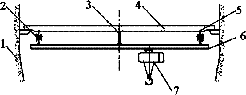 Hoisting device for building blast furnaces