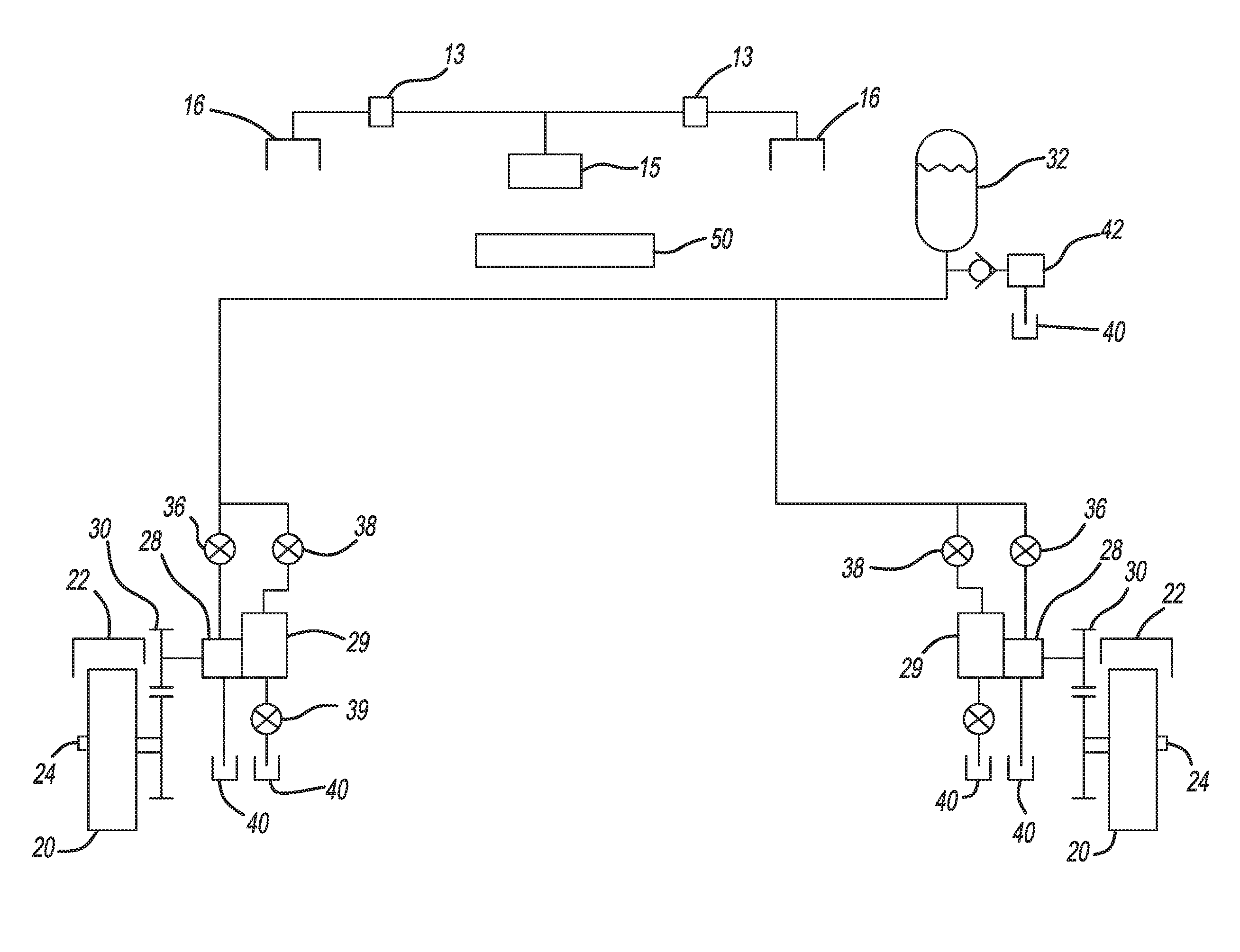 Electro-hydraulic traction support