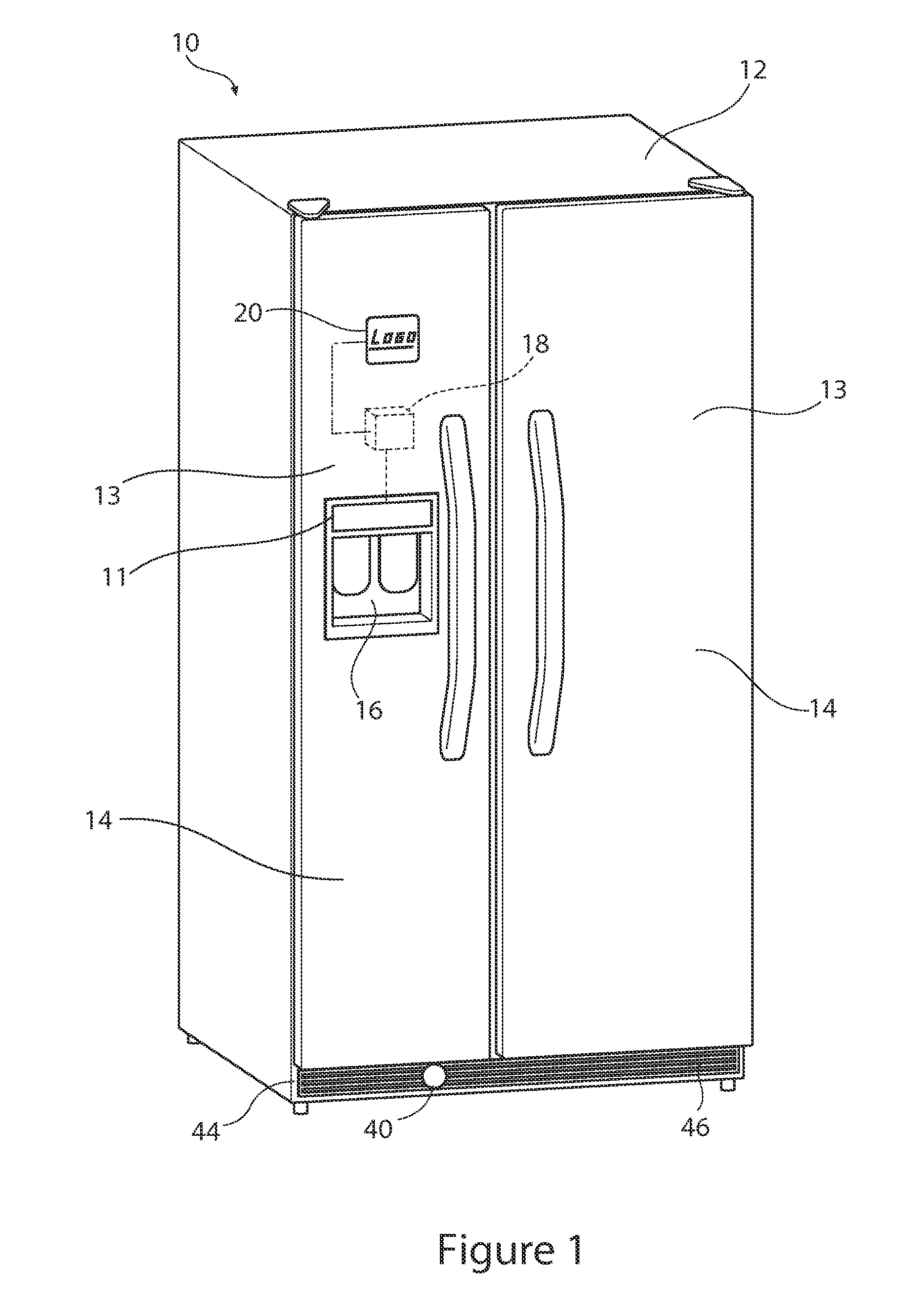 Modular system with appliance and cover having antenna