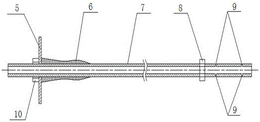 Surrounding rock supporting construction method and surrounding rock supporting structure of water-contained roadway of coal mine