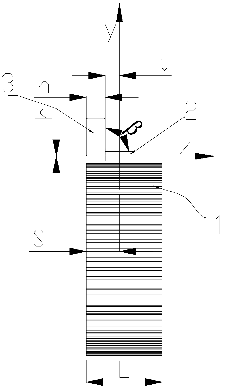 Magnetic field structure for magnetic induction gear encoder