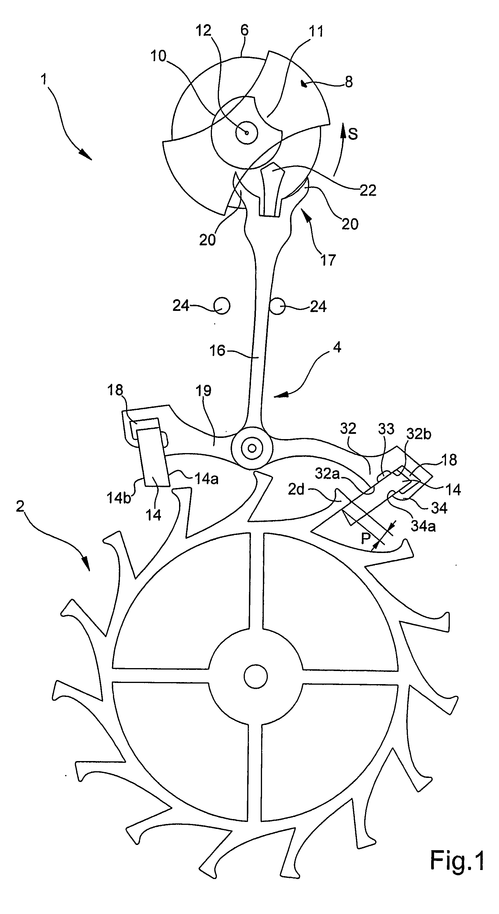 Device and Method for Securing a Pallet-Stone to an Escapement Pallet of a Timepiece Movement