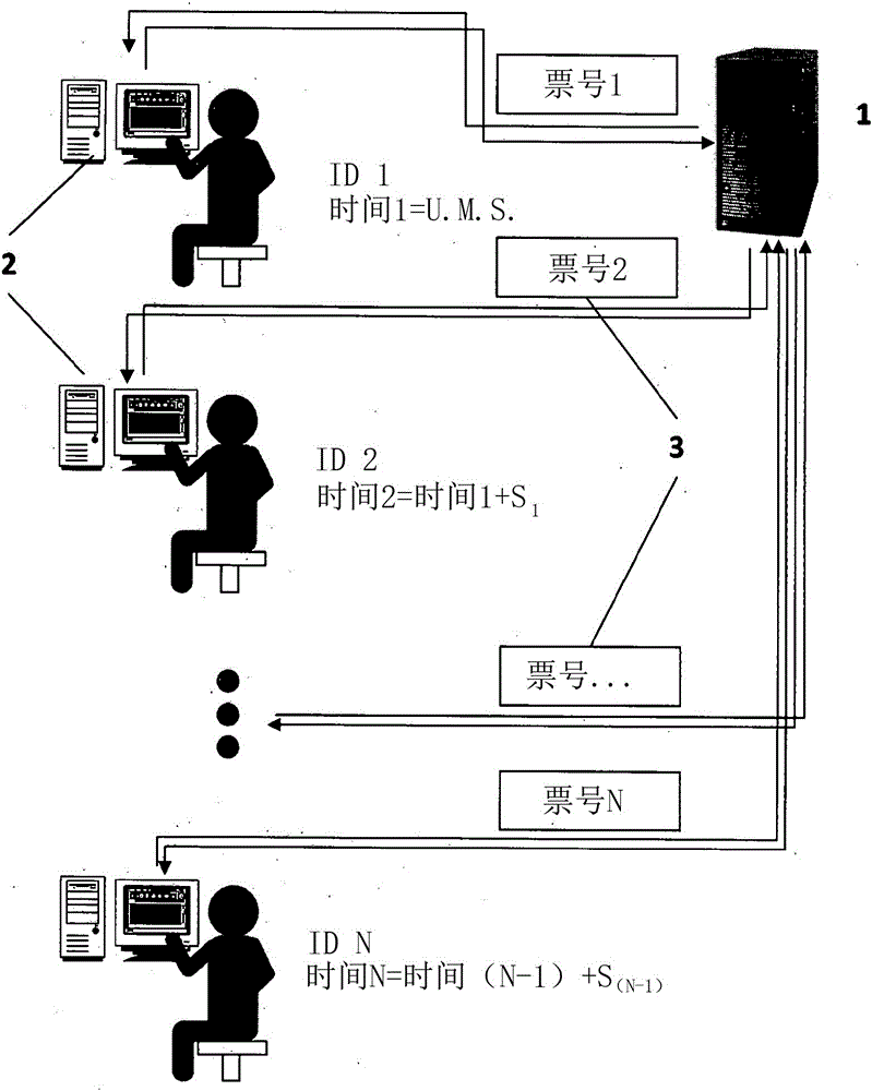 Device for holding lottery