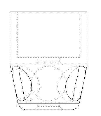 Metal core used in electronic anti-theft tags and manufacturing method thereof