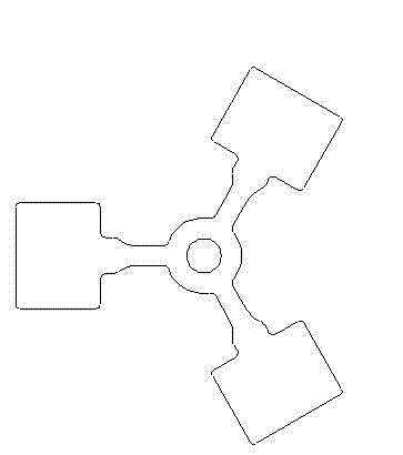 Metal core used in electronic anti-theft tags and manufacturing method thereof