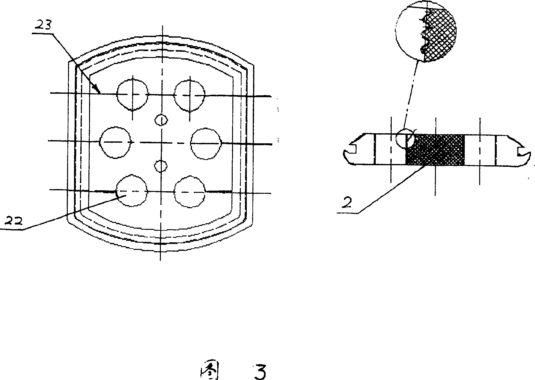 Sealing equipment of sealed hole