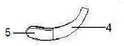 Ice hockey stick striking plate and preparation method of ice hockey stick striking plate