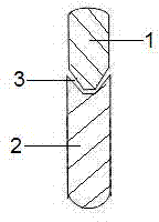 Ice hockey stick striking plate and preparation method of ice hockey stick striking plate