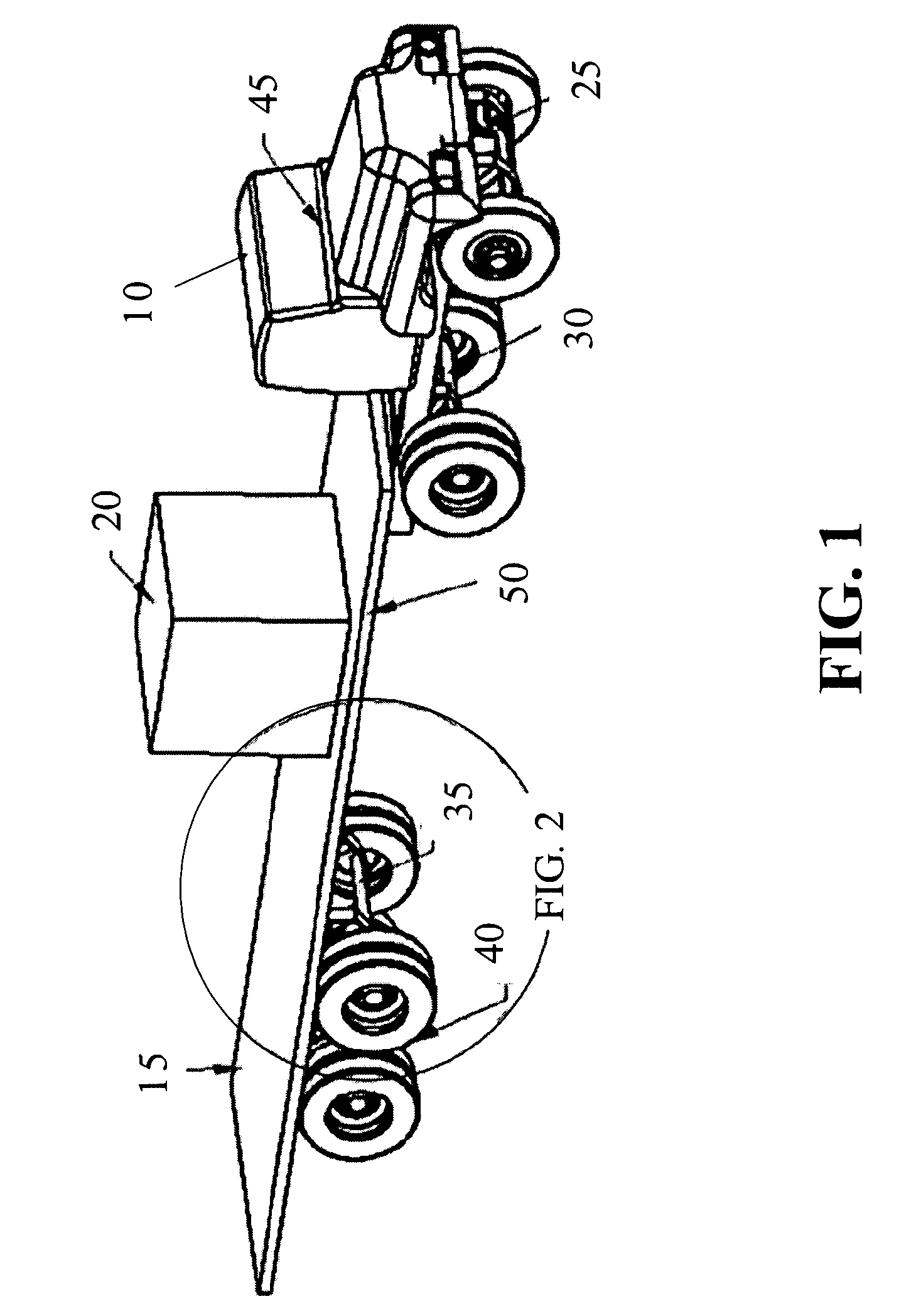 On-board truck scale