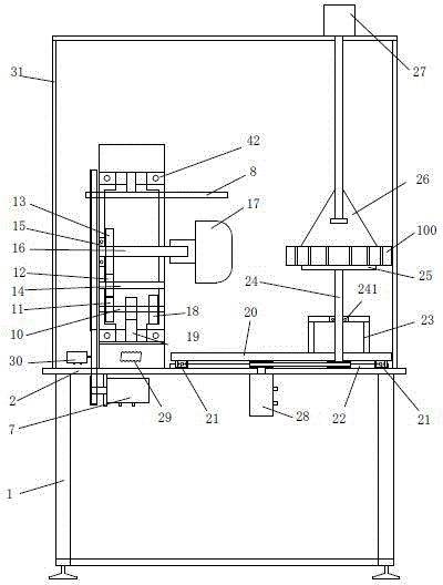 Flying disc type full-automatic winding machine and winding method thereof