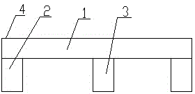 High-load-bearing cheese supporting plate