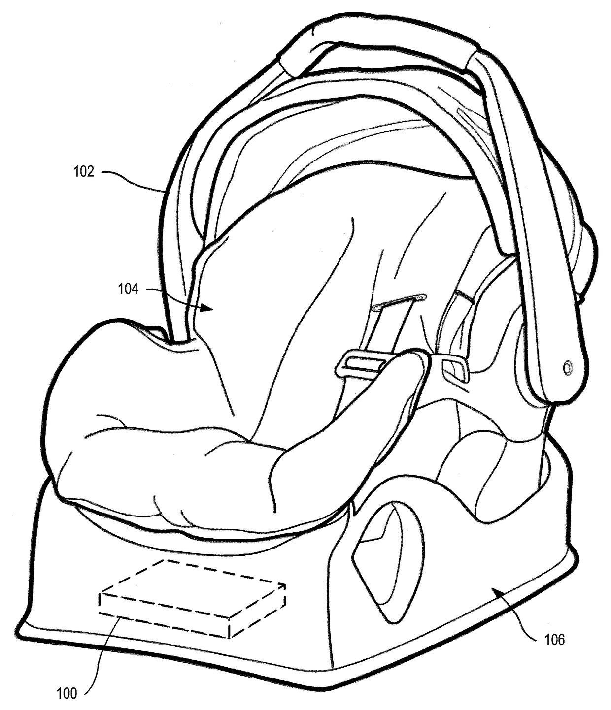 Systems for soothing and prolonging sleep of a child in a car seat