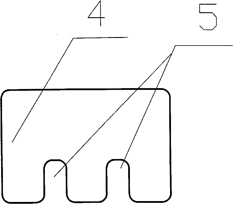 Prebaked-anode template for aluminium electrolysis and preparation and forming technology thereof