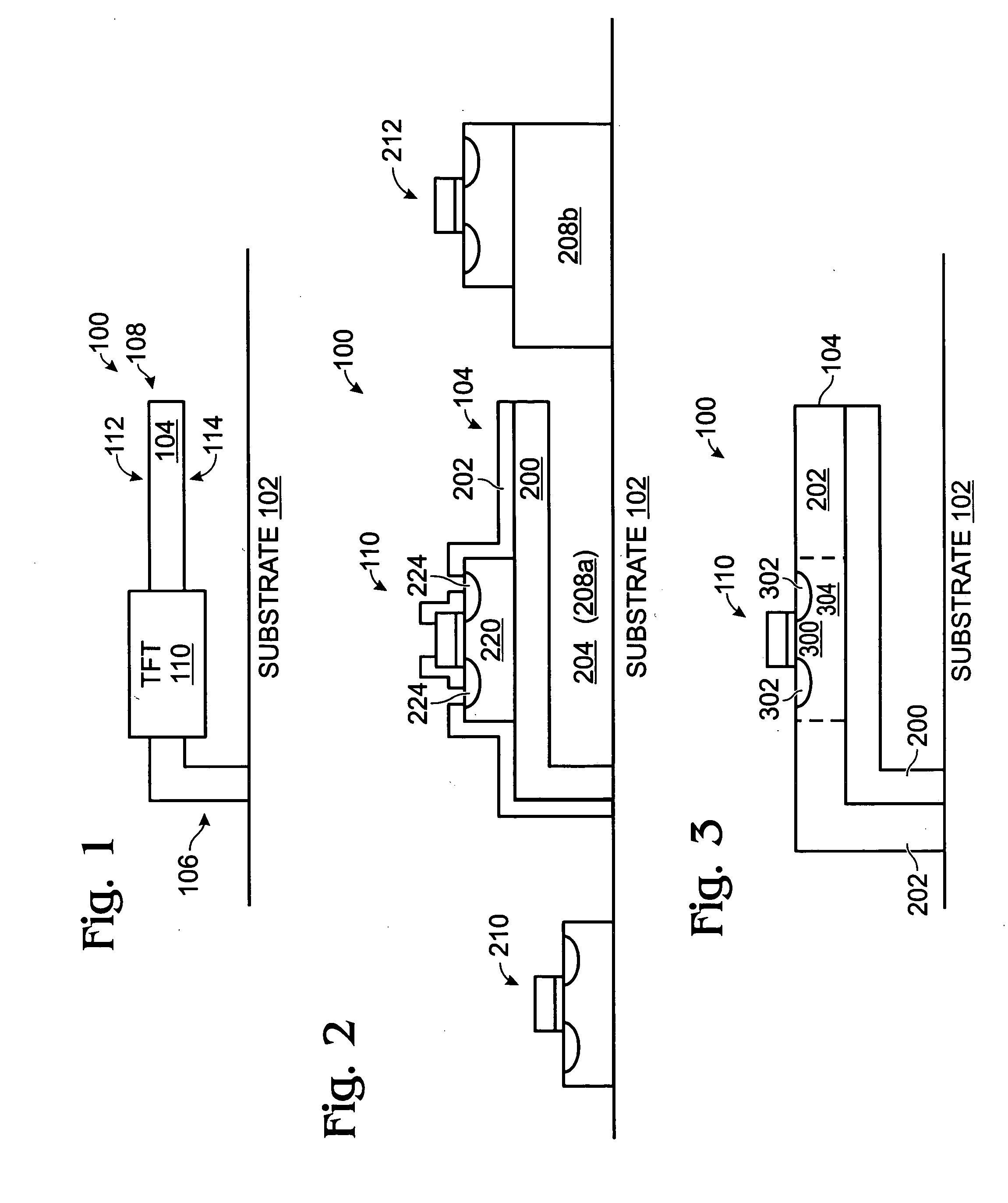 Piezo-TFT cantilever MEMS