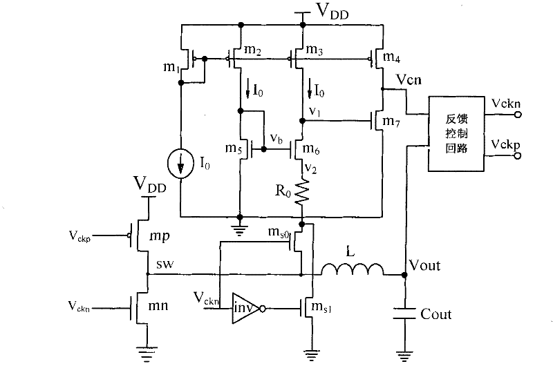 Voltage zero-crossing detecting circuit and DC-DC converter with same