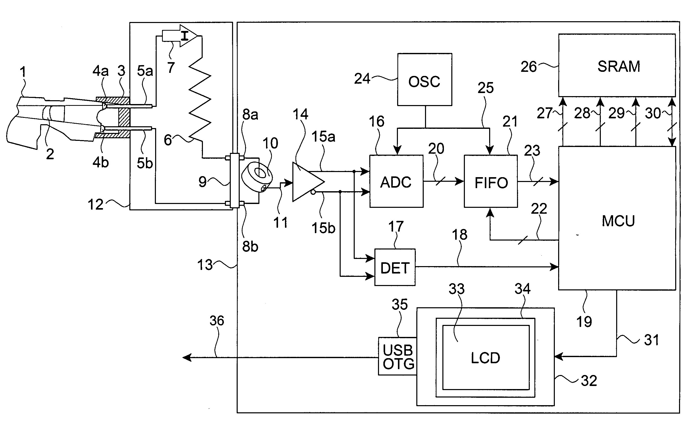 Apparatus for testing a conducted energy weapon