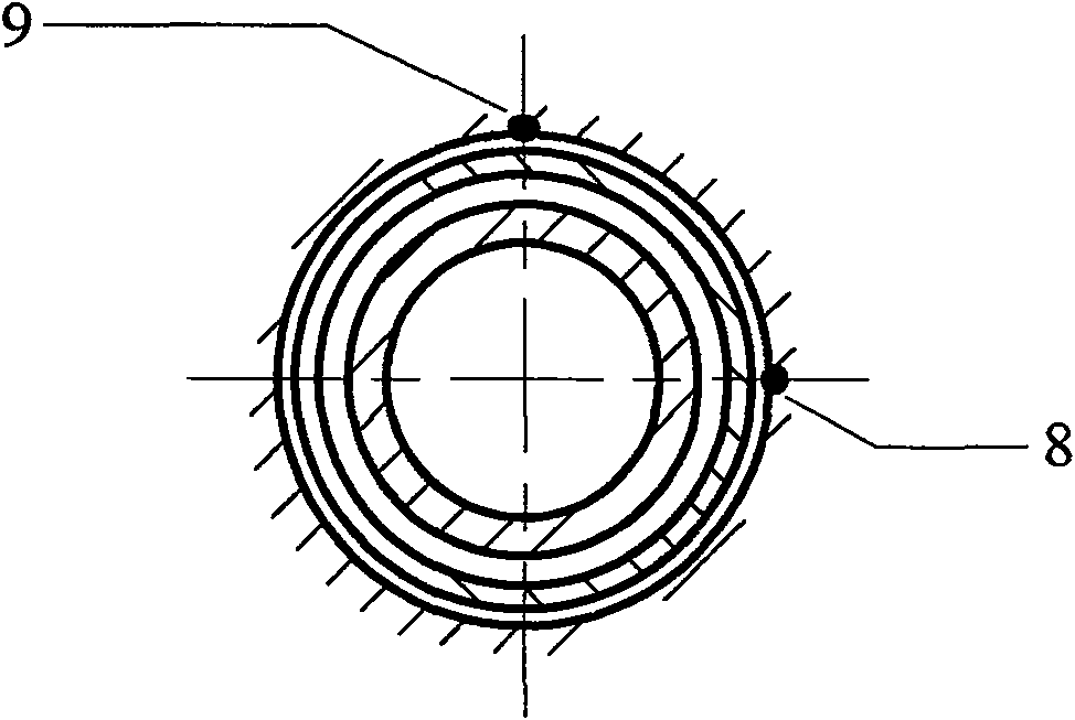 Determination method of horizontal hydraulic load at rotary wheel of water turbine-generator set