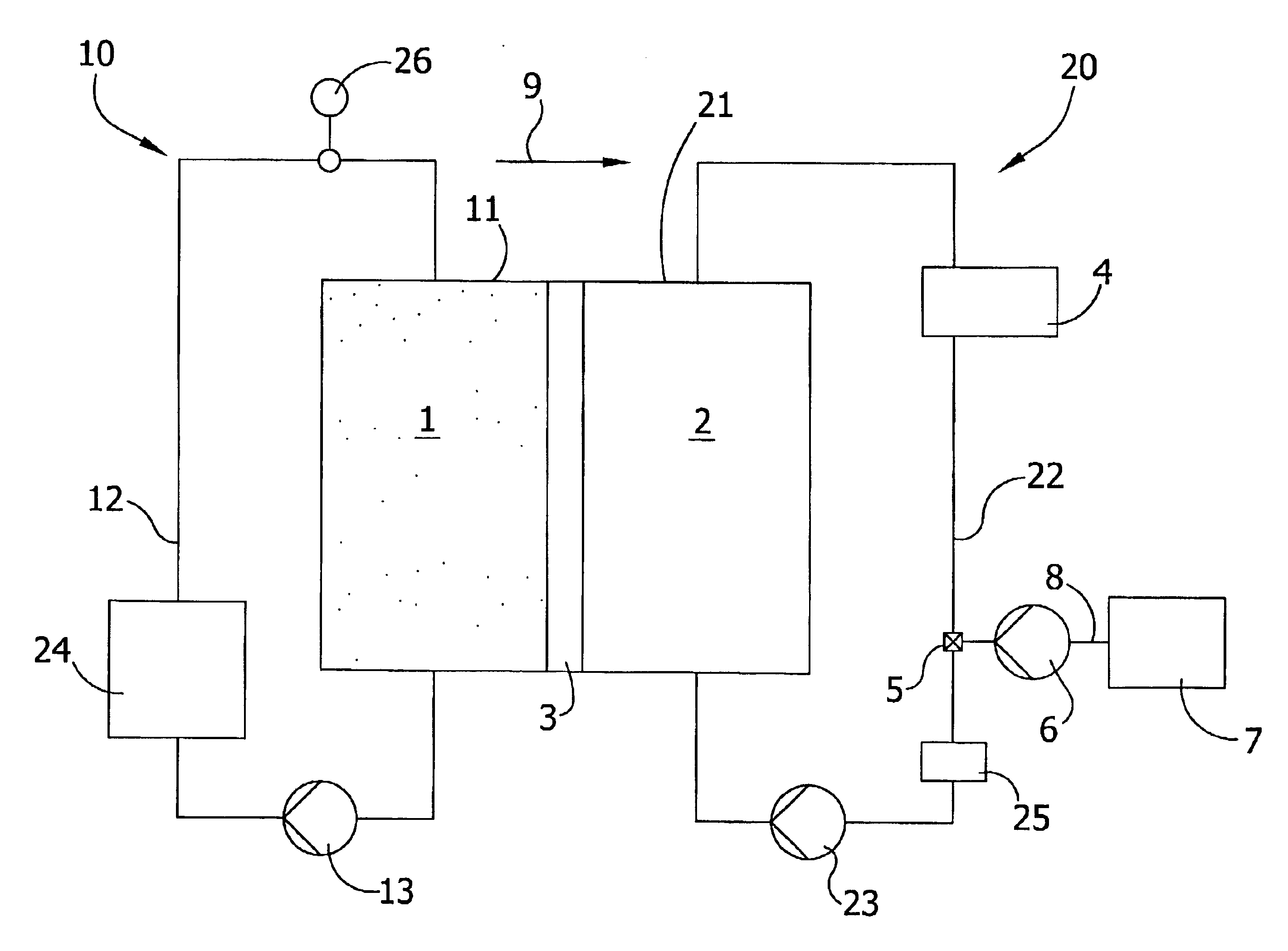 Method and apparatus of purifying an electrolyte