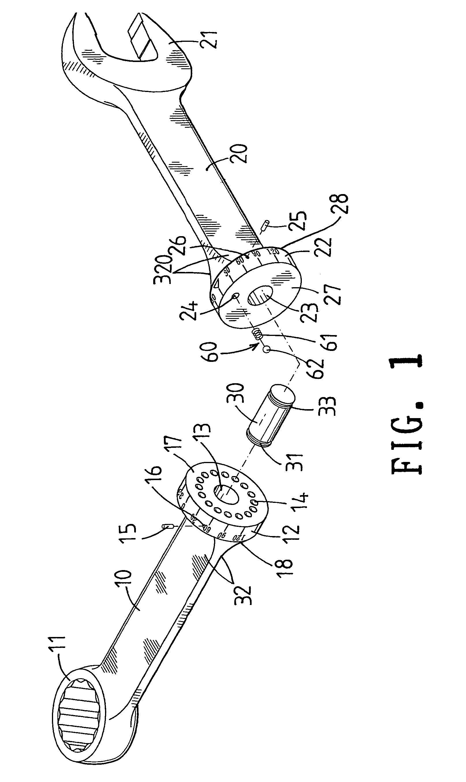 Wrench having rotation adjustment effect