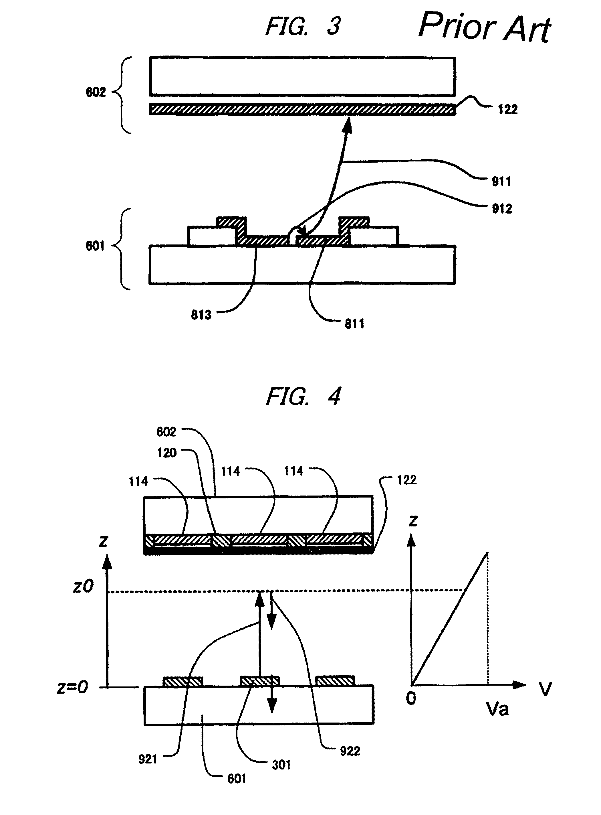 Image display apparatus with particular electron emission region location