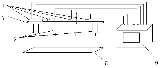 Visual broken line detection system for warp knitting machine