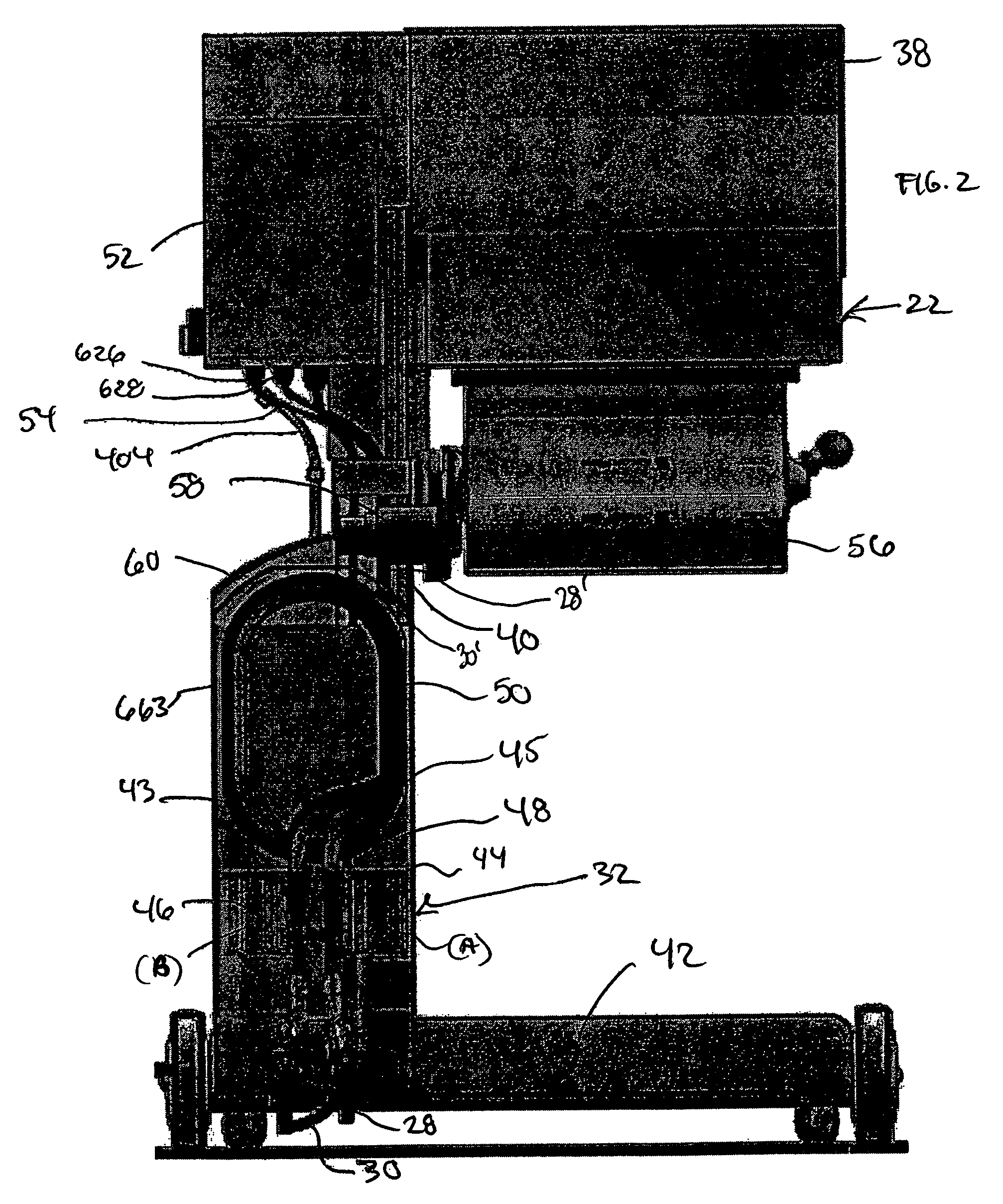 Mixing module drive mechanism and dispensing system with same