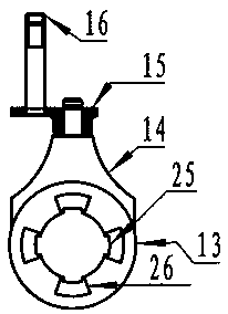 Power transmission device for mini-tiller