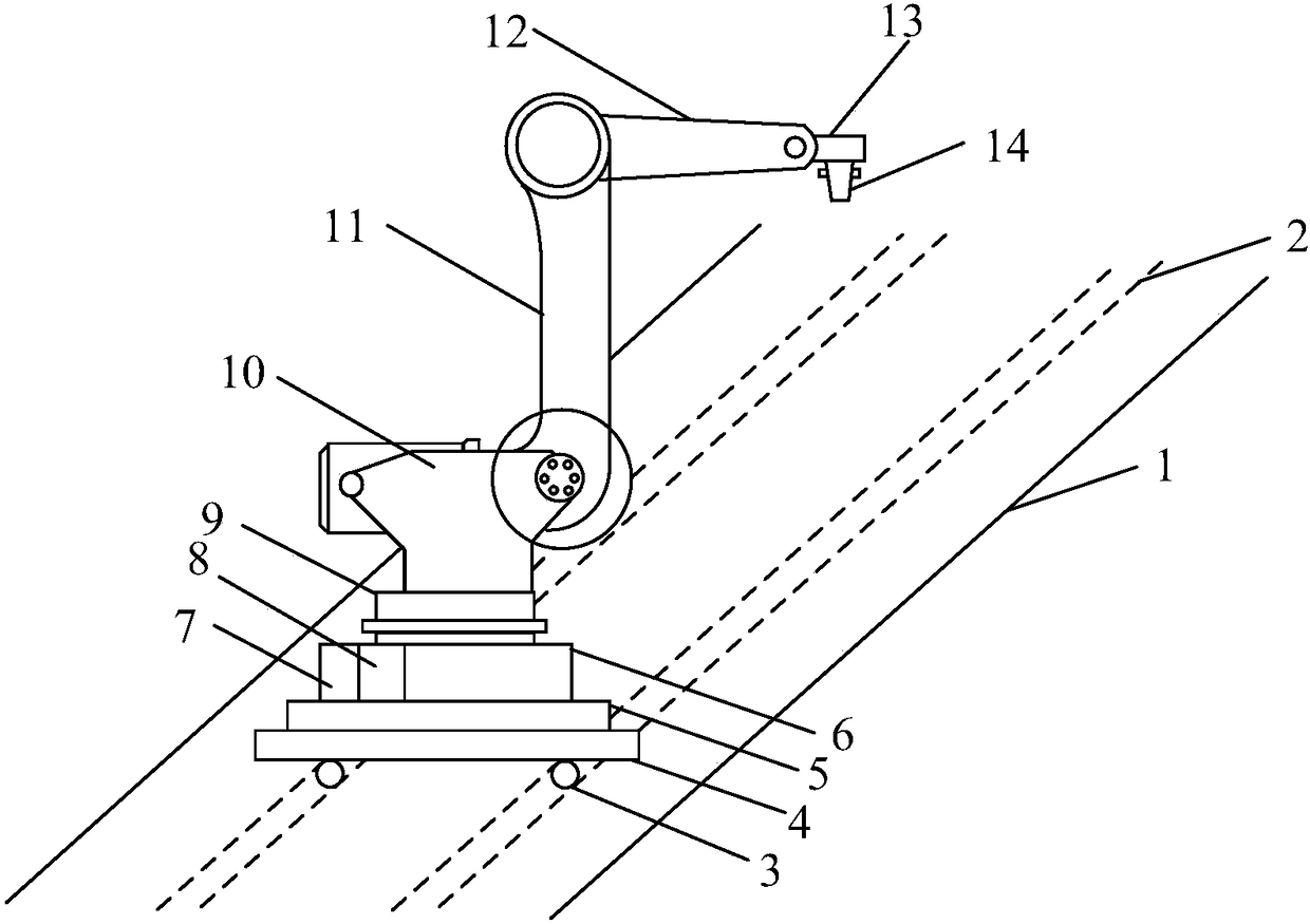 Intelligent spraying device