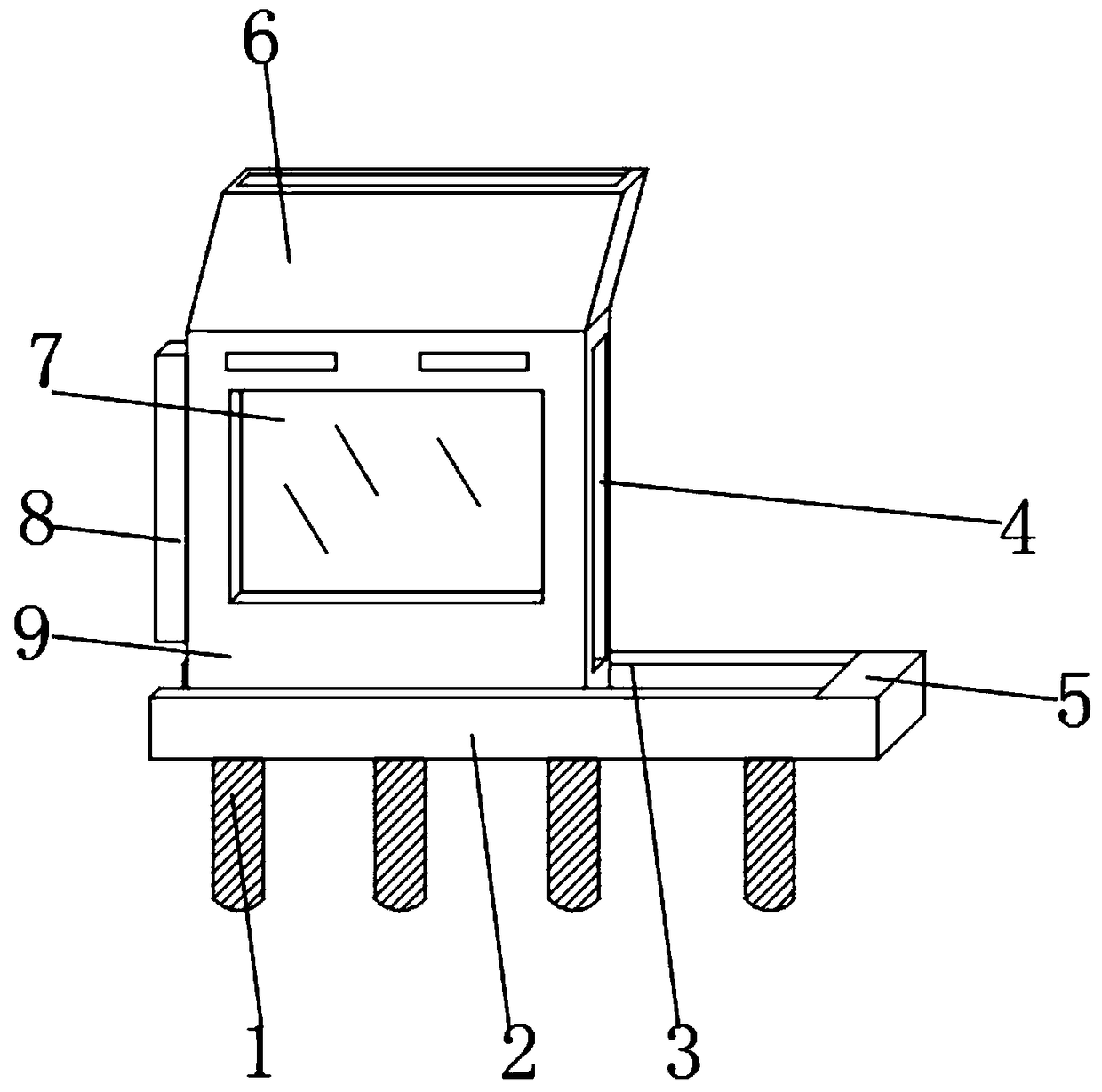 Acoustic barrier easy to splice and used for train track