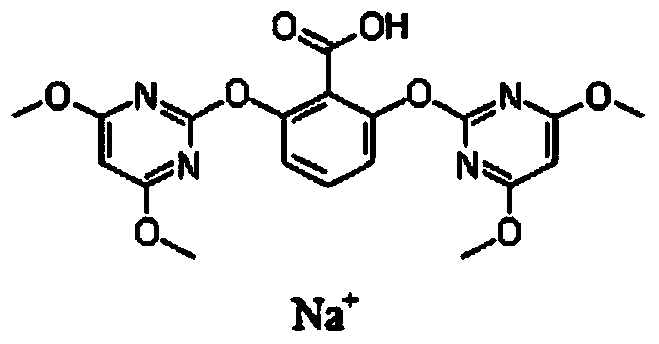 Hybrid herbicide containing Cinosulfuron, Bispyribac-sodium and cinmethylin and application of hybrid herbicide