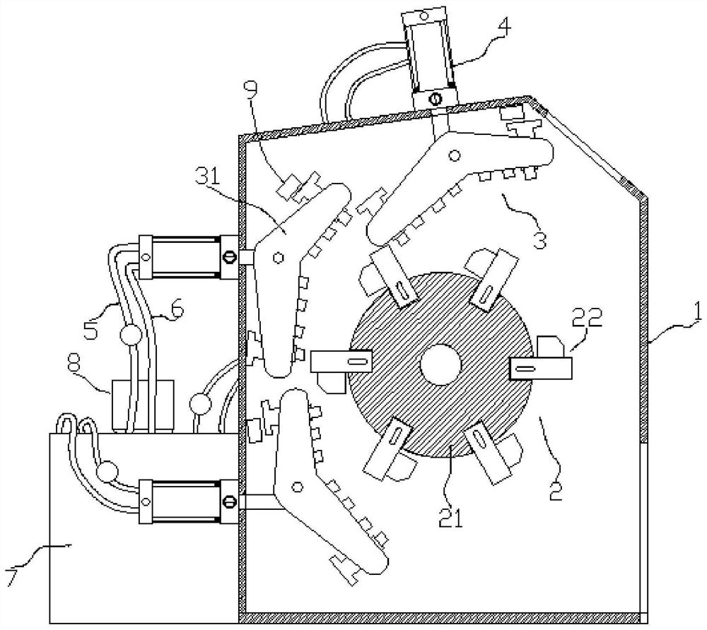 Efficient solid waste treatment device