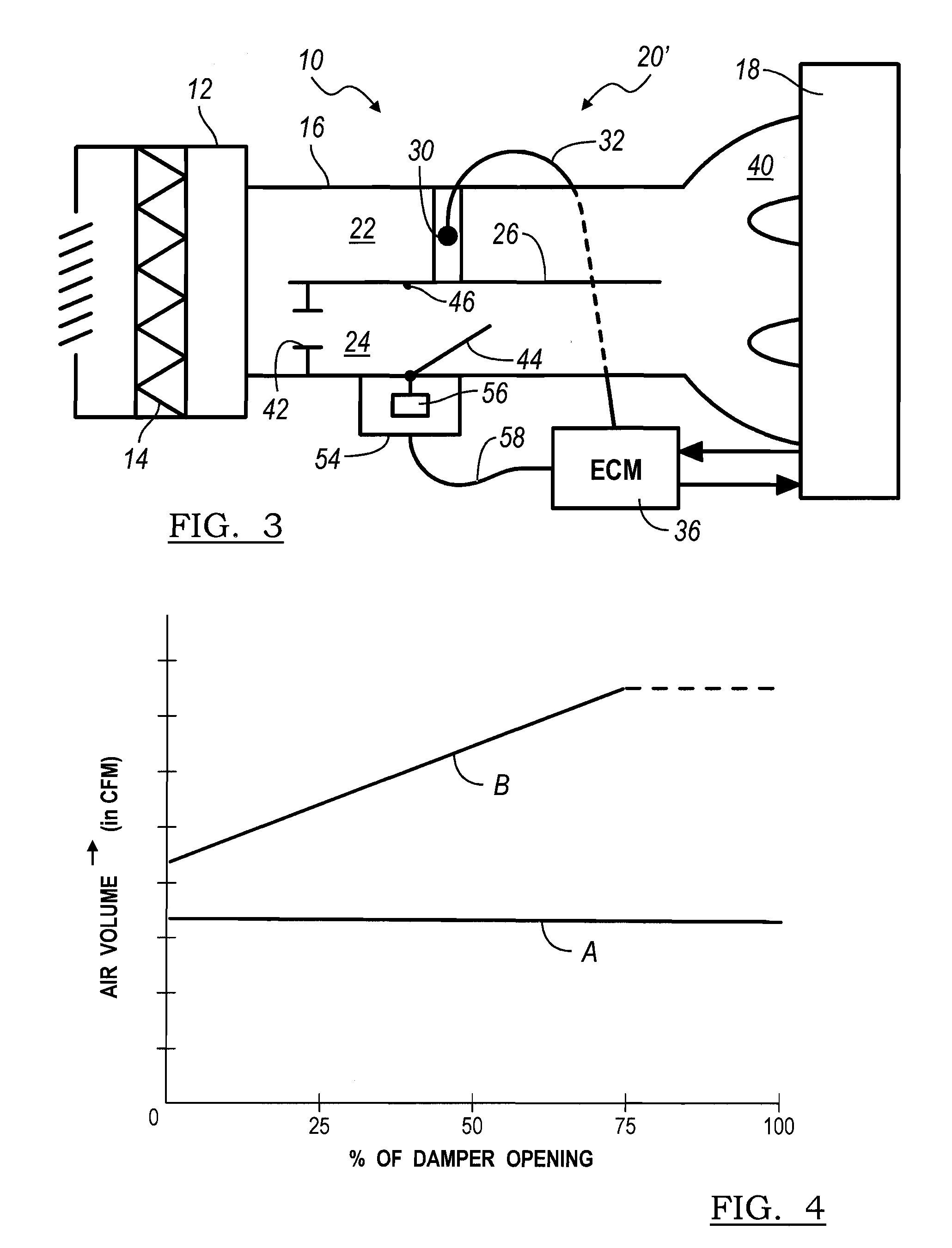 Multiple path air mass flow sensor assembly