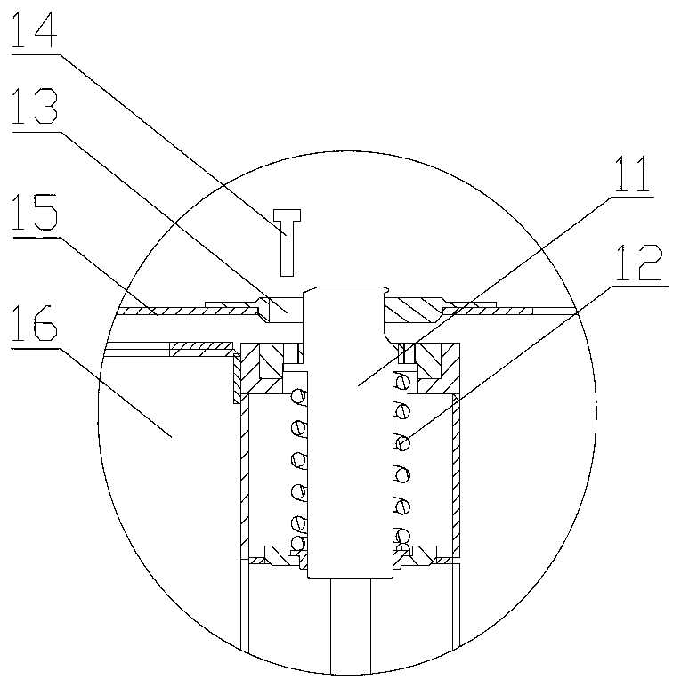 Retractable arm type crane and arm pin device thereof