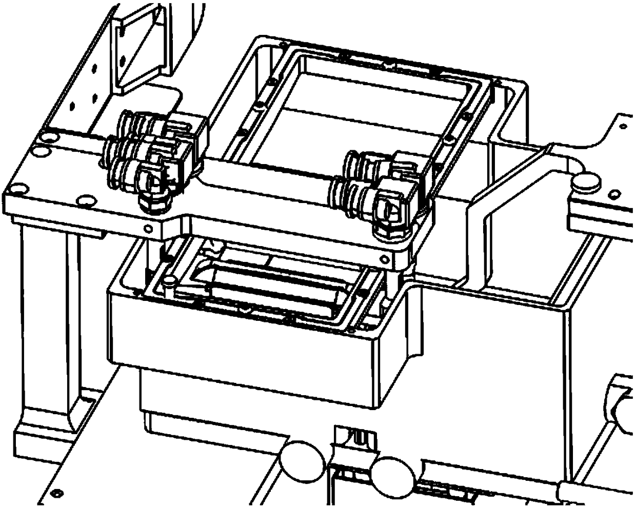 Application of a sacrificial material to microstructure 3D light curing printing