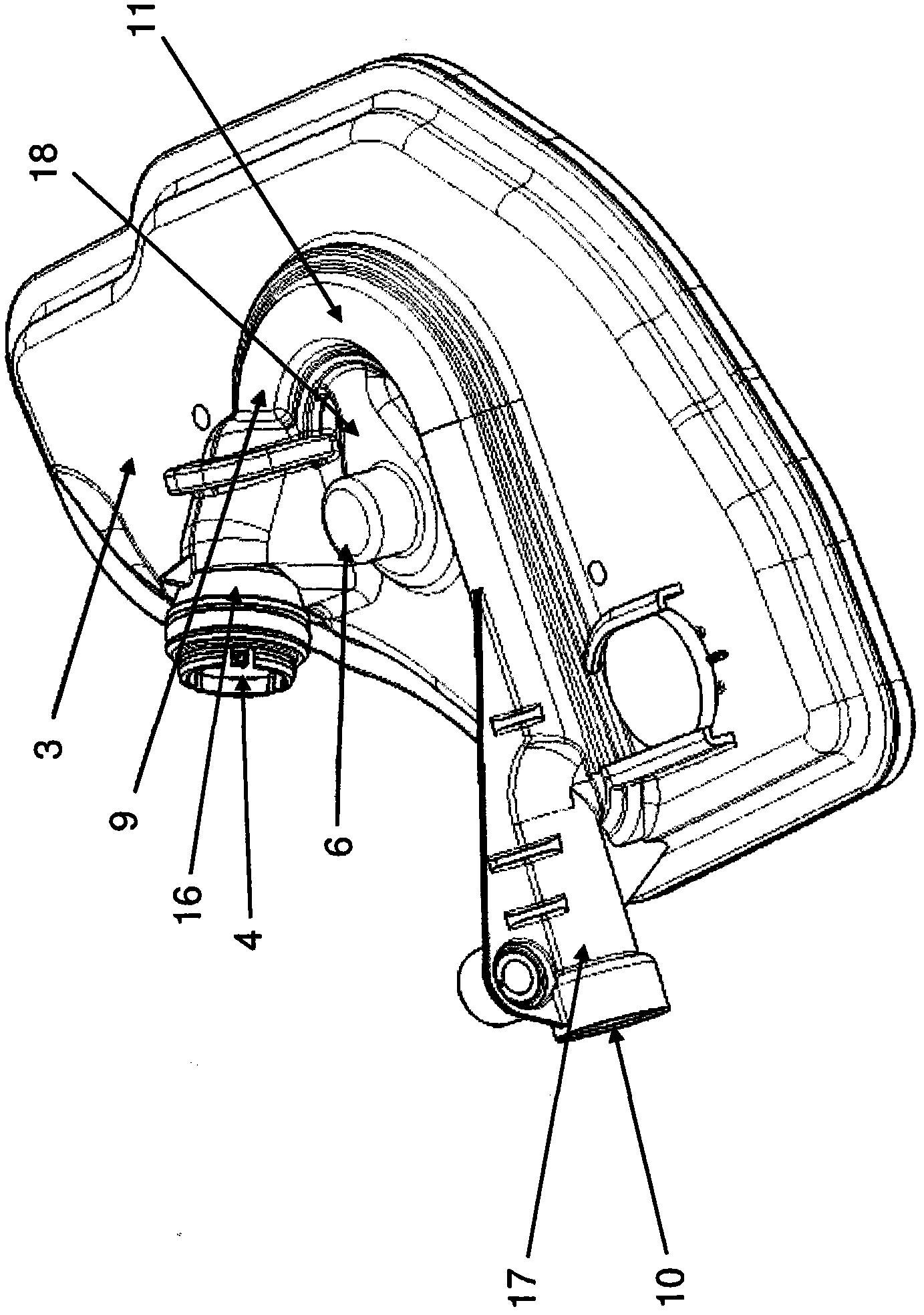 Suction oil filter with bypass