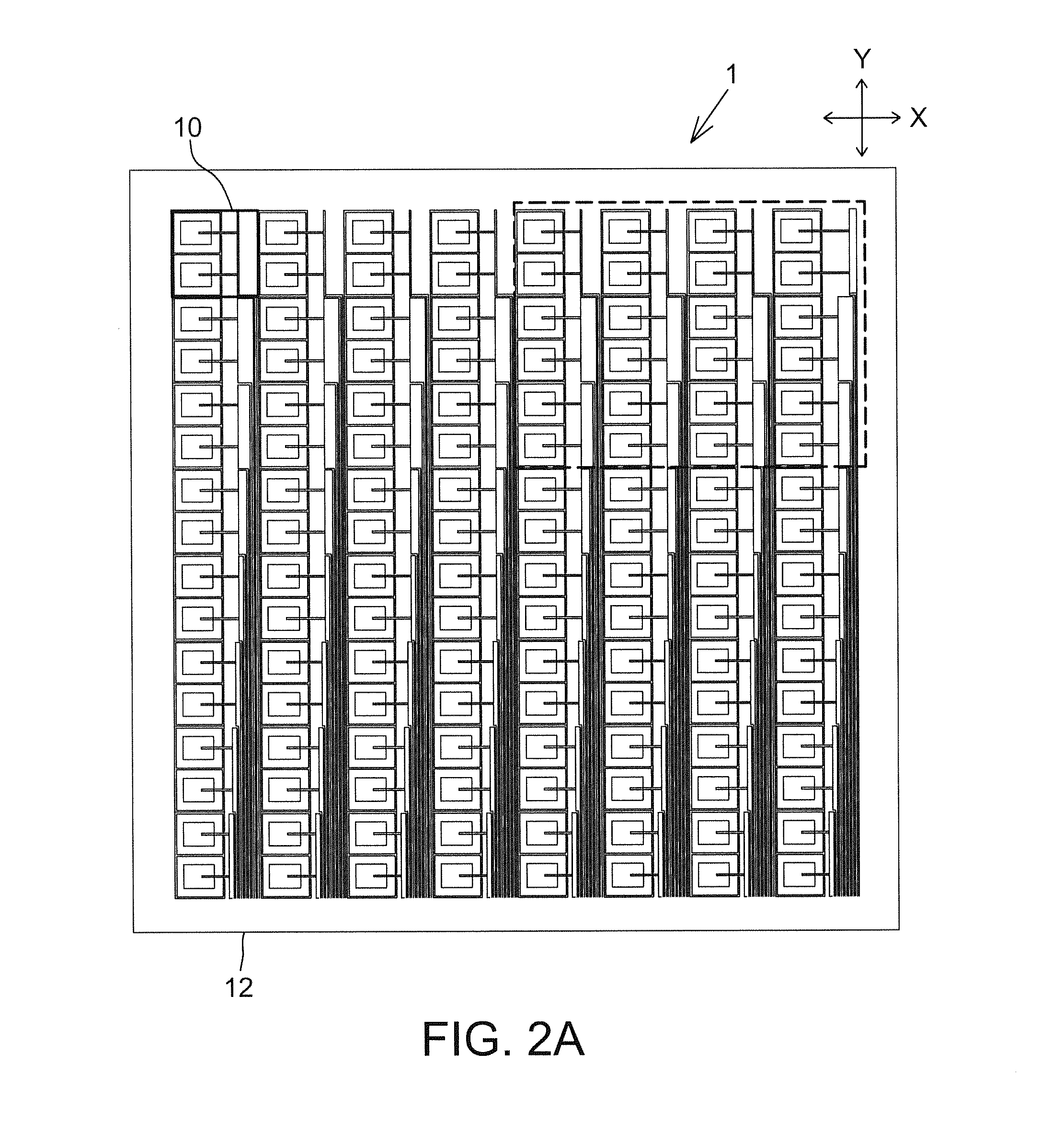 Single-layer capacitive touch sensor